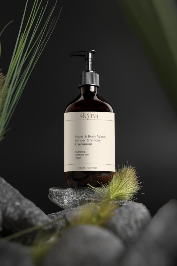 Hand & Body Wash, Ginger & Smoky Cardamom - Image 4